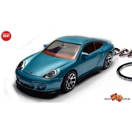 RARE KEYCHAIN BLUE PORSCHE 911 TURBO/S 996 F6 CUSTOM Ltd. Ed. GREAT GIFT