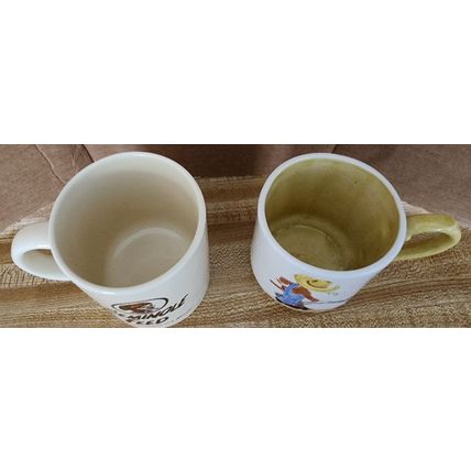 2 Vintage Seminole Feed Coffee Mugs Dorothy and Mission Statement