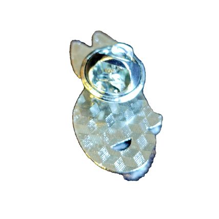 Skeleton Cat Enamel Pin Badge Cartoon Style Lapel 2.8 cm X 1.5 cm Comic BA105