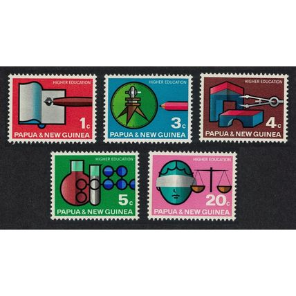 Papua NG Higher Education 4v 1967 MNH SG#104-108
