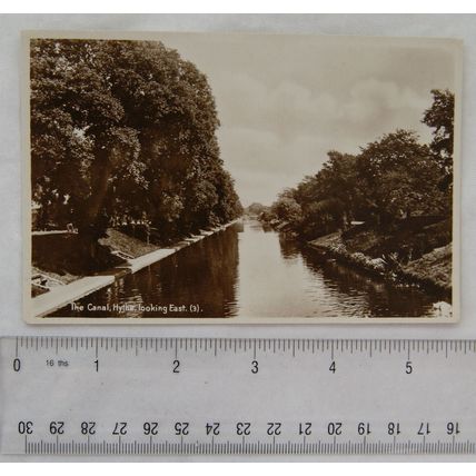 vintage postcard The Canal Hythe looking East