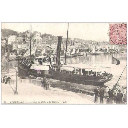 14 - Trouville - arrivée du bateau du Havre