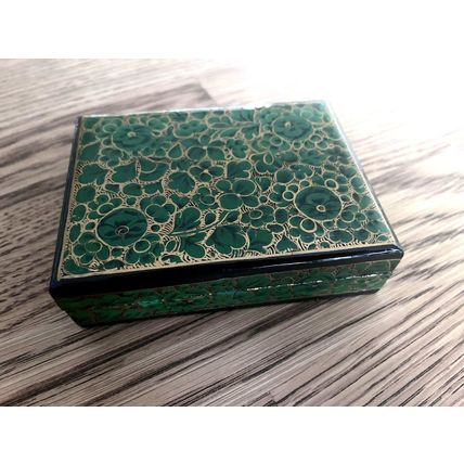 RARE VINTAGE Santosh Colour full deck + 1 JOKER Playing Cards in Lacquer Box