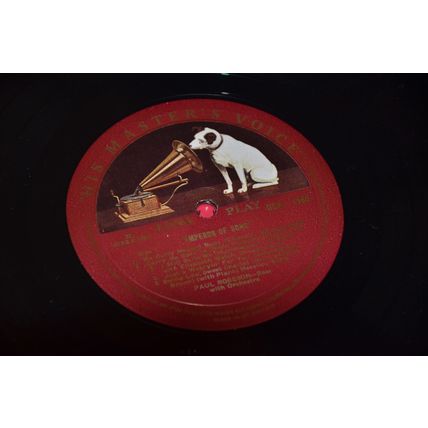 PAUL ROBESON Emperor of Song 10" vinyl LP HMV record 1957 1st pressing