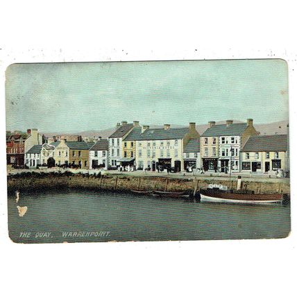 Ireland Co Down postcard Warrenpoint The Quay