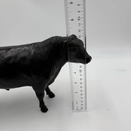 Vintage Breyer Molding Co. Black Angus Bull #365 Chris Hess Design