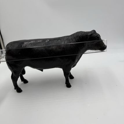 Vintage Breyer Molding Co. Black Angus Bull #365 Chris Hess Design