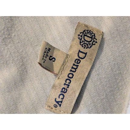 Democracy Womens Button Front Knit Polyester Jacket Bomber Ivory Small Pockets