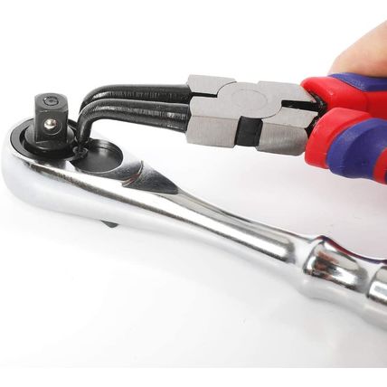 WORKPRO 4-Piece Snap Ring Pliers Set - Heavy Duty 7-Inch Internal/External Circl