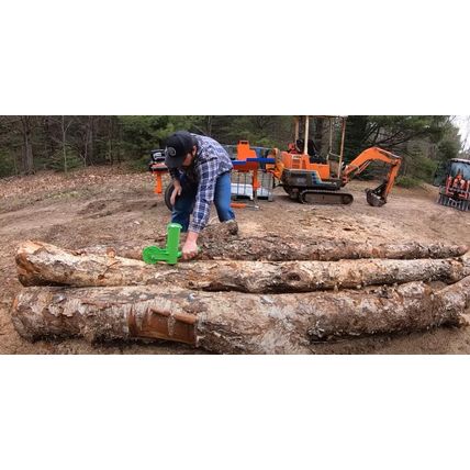 Ultimate Firewood Measuring Tool - Chainsaw Fire Wood Marking Tool with Marking