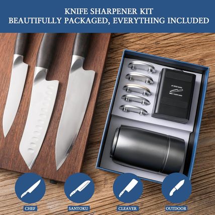 Electric Rolling Knife Sharpener, Knife Sharpening Kit, Knife Sharpener with Sha