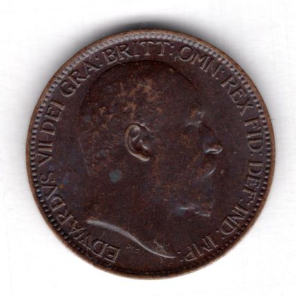 Great Britain. Edward VII. Farthing 1907. dy16533