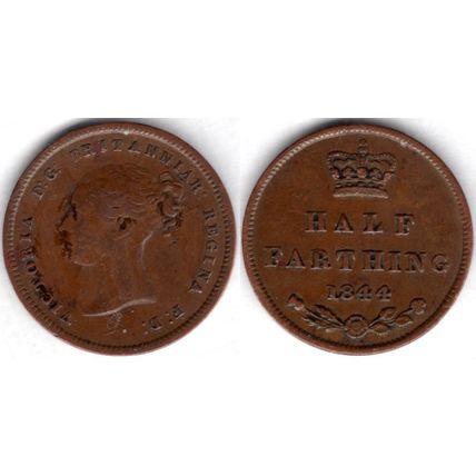 Great Britain. Victoria. Half Farthing 1844. dy21418