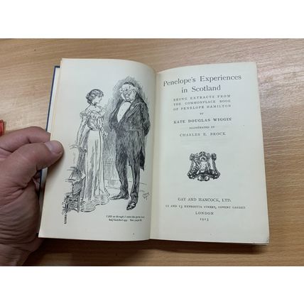 1913 "PENELOPE'S EXPERIENCES IN SCOTLAND" MEMOIRS ILLUSTRATED HARDBACK BOOK (P3)
