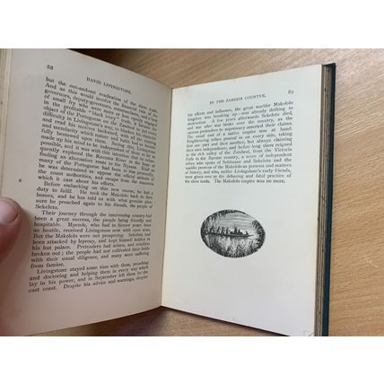 c1891 "DAVID LIVINGSTONE" BIOGRAPHY ARTHUR MONTEFIORE ILLUSTRATED HB BOOK (P4)