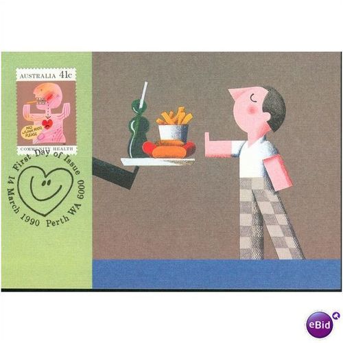 Australia FDI Postcard set 1990 - Community Health