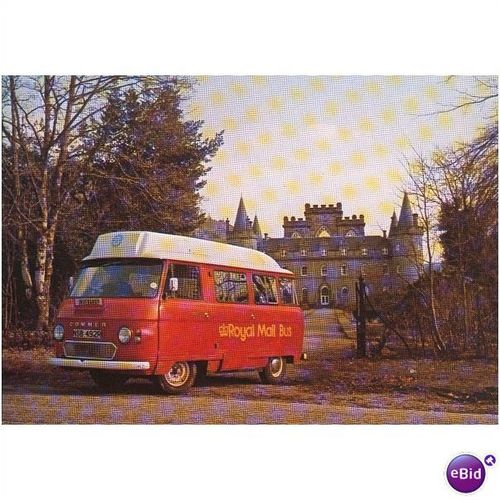 GB Postcard - Postbus - service 100 - Inveraray Castle