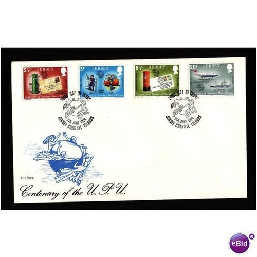 JERSEY 1974 UNIVERSAL POSTAL UNION FIRST DAY COVER
