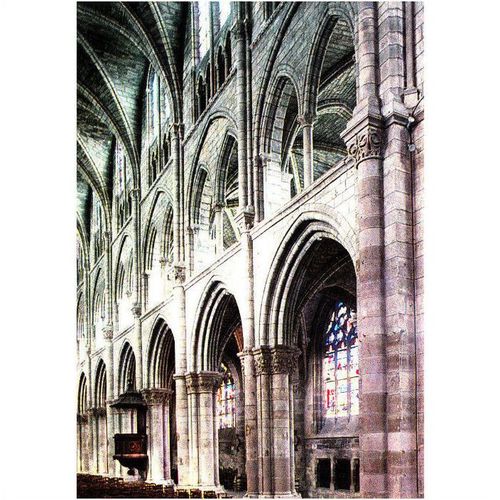 Colour Postcard - Church of Notre Dame en Vaux, Chalons sur Marne, France (3)