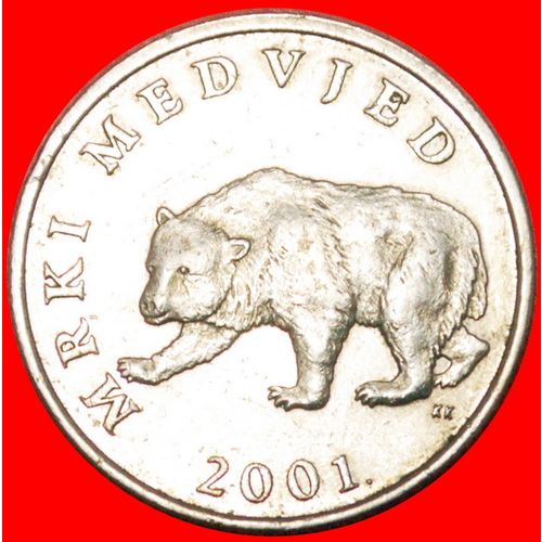 BEAR: CROATIA ★ 5 KUNA 2001.! LOW START ★ NO RESERVE!