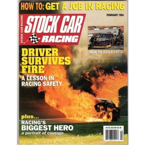 February 1994 Stock Car Racing Drivers and Fire