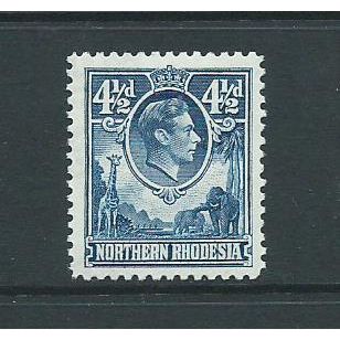 northern rhodesia stamp sg37 sg 37 hm