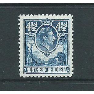 northern rhodesia stamp sg37 sg 37 hm