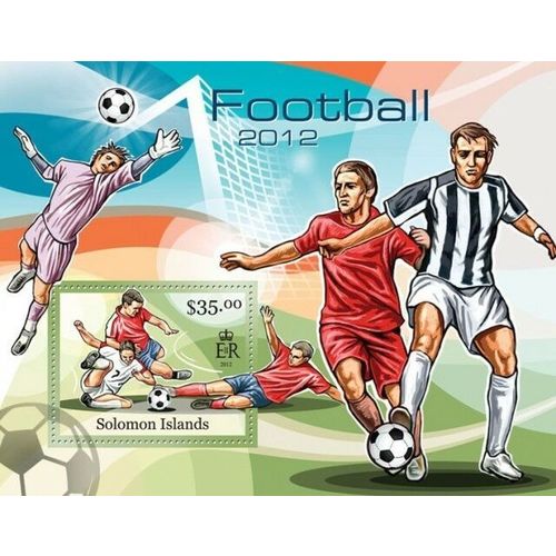 SOLOMON ISLANDS 2013 SHEET MNH FOOTBALL SOCCER FUTBOL SPORTS DEPORTES 1A