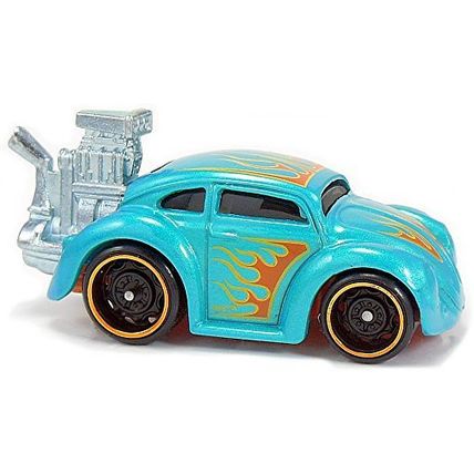 Hot Wheels - Volkswagen Beetle: Tooned #4/5 - #347/365 (2018) *Teal Edition*