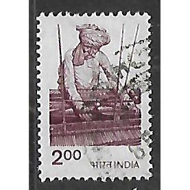 INDIA 1979 2R LILAC WEAVING SG 932a FINE USED#2