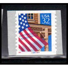 2915A 32c U.S. Flag Over Porch Fine MNH CNS 66666A P/UL PA2652