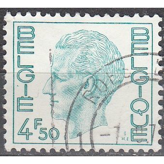 Belgique 1974 Michel 1795X O Cote (2008) 0.15 Euro Roi Baudouin Cachet rond