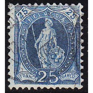 SCHWEIZ SWITZERLAND [1905] MiNr 0075 Ca ( O/used ) [03]