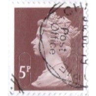 2017 Machin Security 5p Value. With M17L in Overprint. Fine Used On Piece