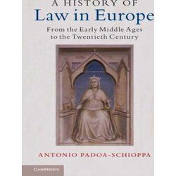 A History Of Law In Europe