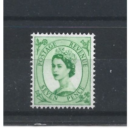 GB.SG580 7d Bright Green.Mounted Mint.Jul25