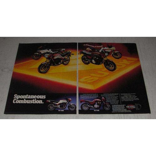 1983 Suzuki GS-550E & GS-750E Motorycycle Ad