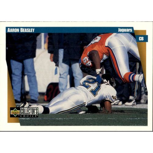 1997 Collector's Choice Football Aaron Beasley #198 RC