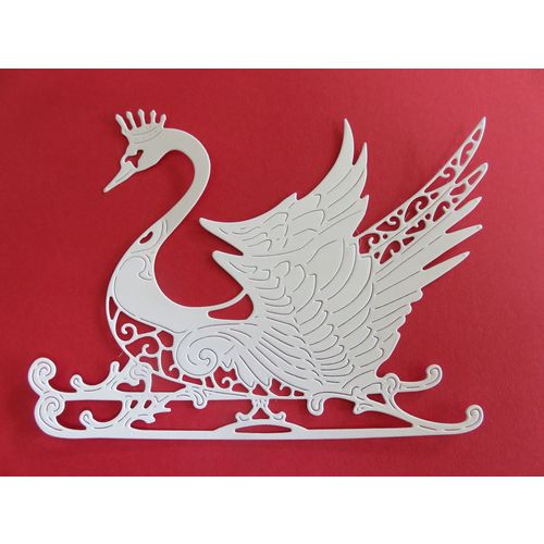 6 x Tattered Lace Die Cuts Regal Swan