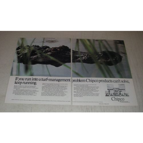 1990 Rhone-Poulenc Chipco Ad - If you run into a turf-management problem