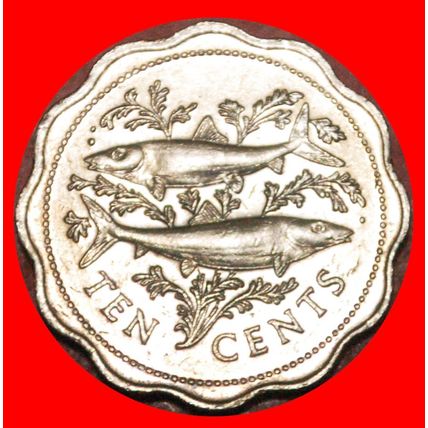 FISHES AND SHIP (1974-2005): THE BAHAMAS ★ 10 CENTS 1985★ LOW START★NO RESERVE