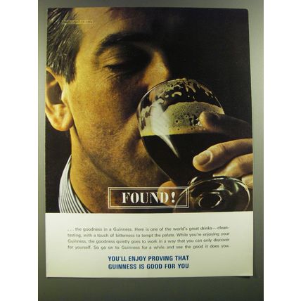 1964 Guinness Beer Advertisement - Found!