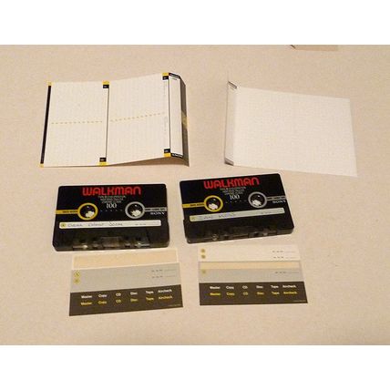 2 x SONY WALKMAN 100 CHROME AUDIO CASSETTE TAPE