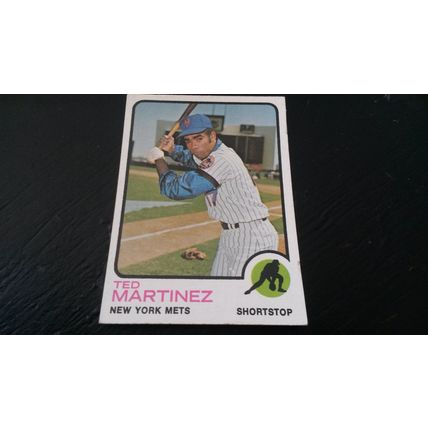1973 Topps Card # 161 Ted Martinez Very Good-Excellent (4) New York Mets