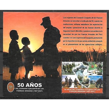 Peru ( Pérou ) N° BLOC 39 YVERT OBLITERE ( USED )