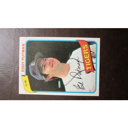 1980 Topps Eddy Putman Detroit Tigers Card #59