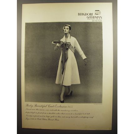 1952 Bergdorf Goodman Coat Ad - Photo by Richard Avedon - Body Beautiful