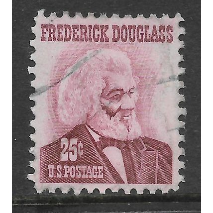 USA 1967 25c BROWN LAKE FREDERICK DOUGLASS SG1273 FINE USED#