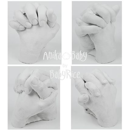 Holding Hands Casting Kit Couple Hand Cast Plaster Mould Mold Valentines Gift