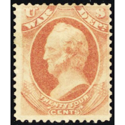 O91, Mint OG HR 24¢ Official Stamp SCV $85.00 * Stuart Katz
